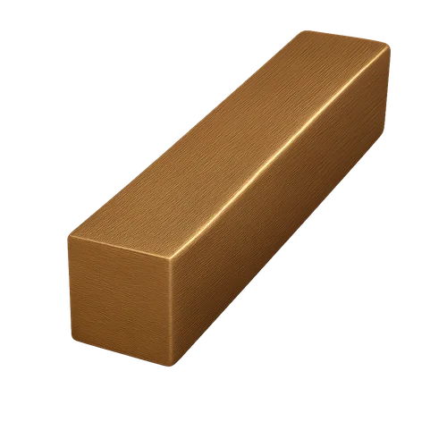 Бронзовый квадрат 10х10 мм БрАЖ9-4